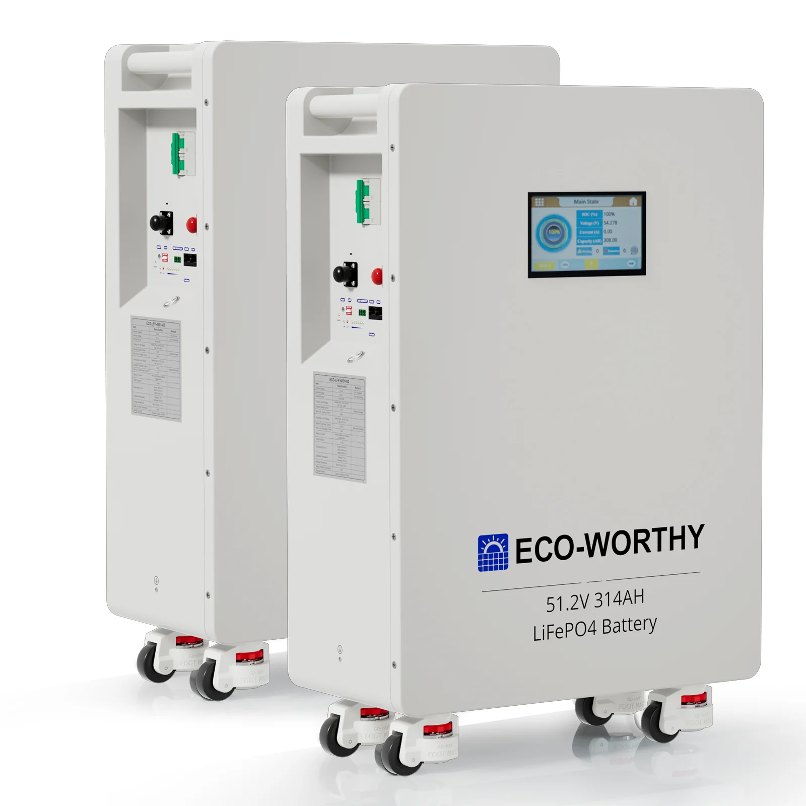 Eco-Worthy Batterie Lithium 48v 314ah | 16kWh Haute Capacité | Domestique Lifepo4 - Image 10