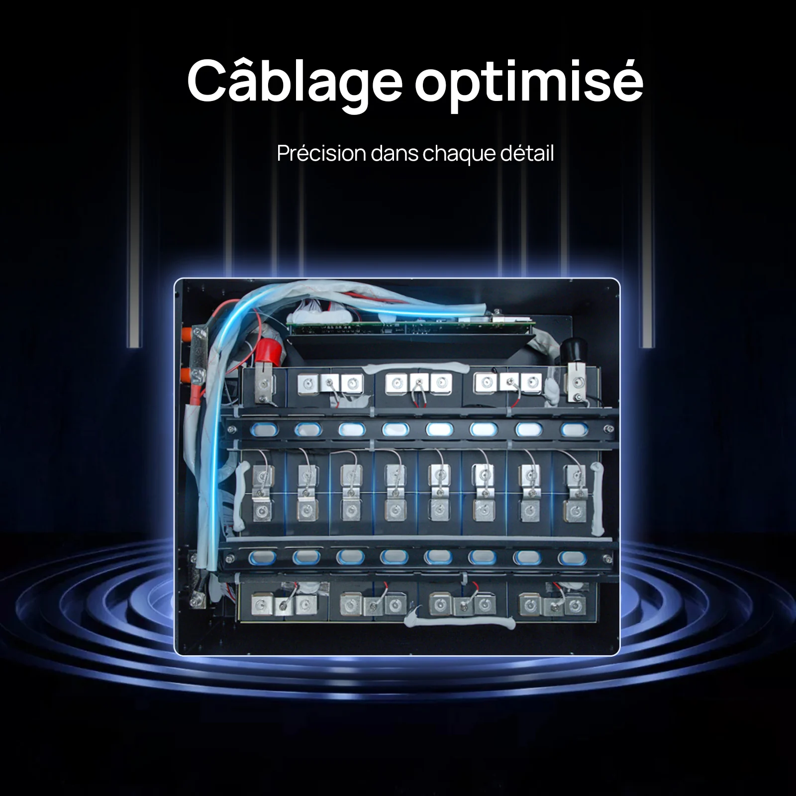 Eco-Worthy Batterie lithium rack LiFePO4 48V 100Ah  avec Bluetooth et WiFi | IEC 61000 et Garantie 10 ans - Image 11