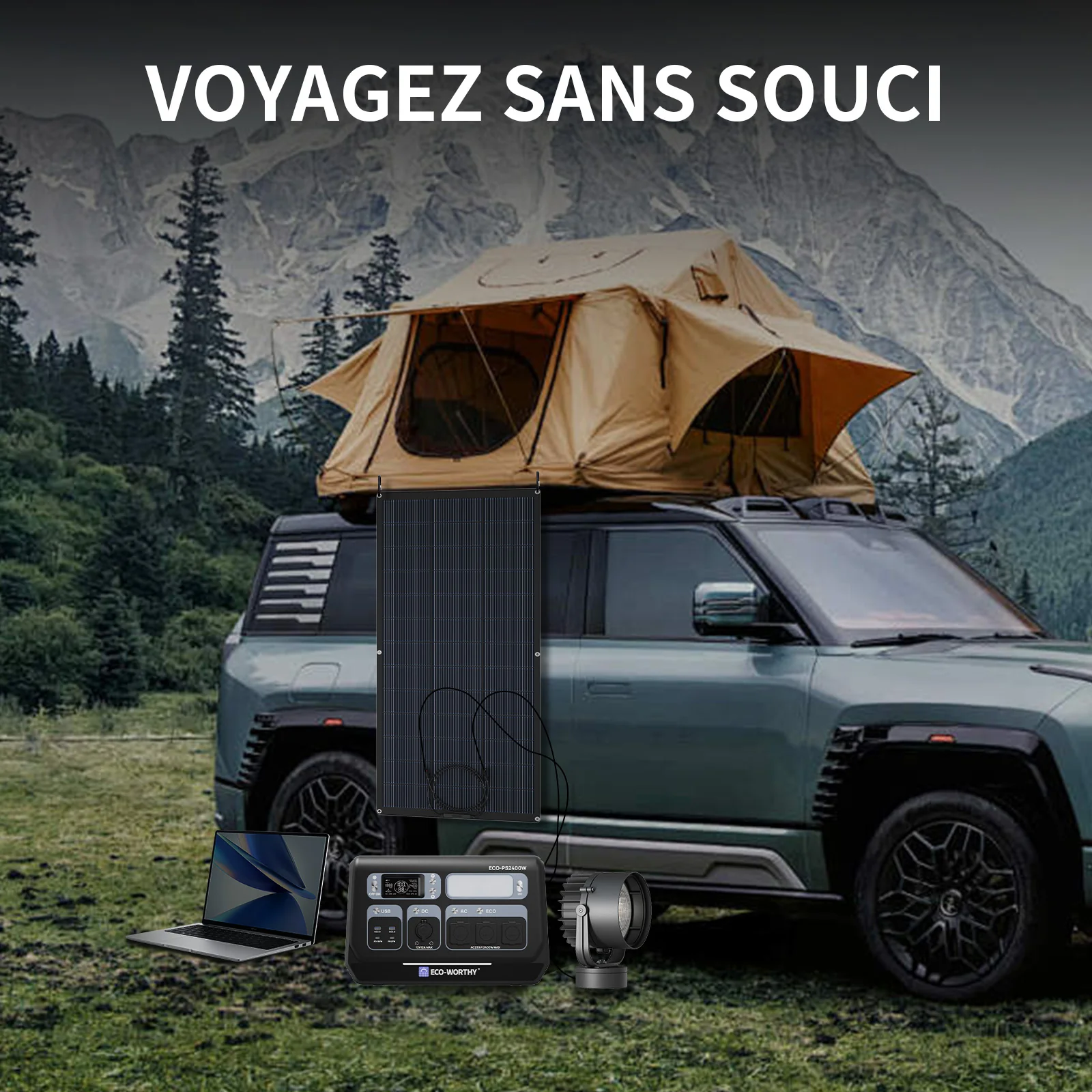 Eco-Worthy Panneau solaire Mono Flexible 200W - Image 10